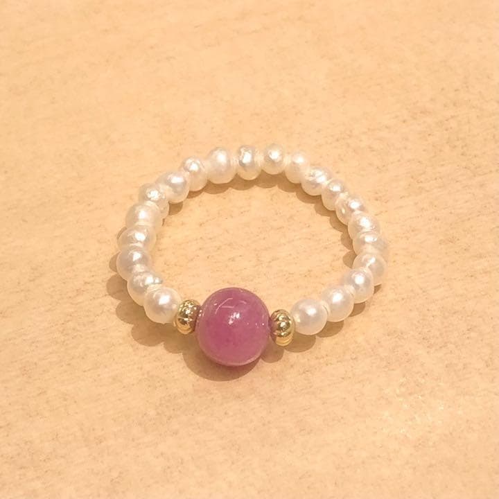 ルビーリング　正面