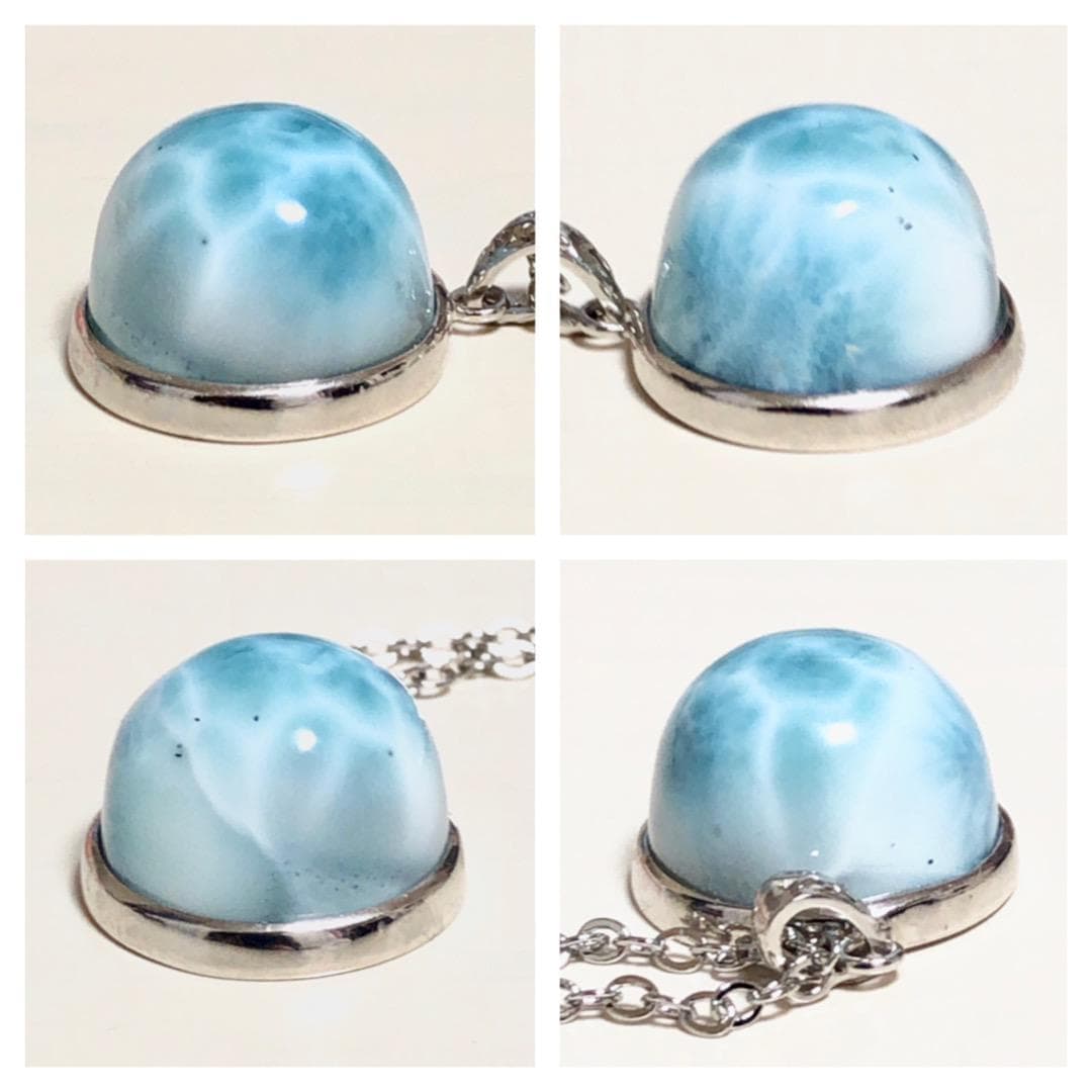 ラリマーネックレス　全体